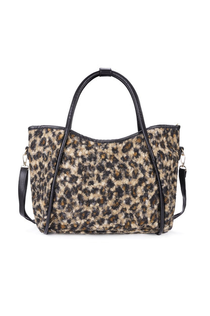 Leo Tote Bag Leni – Baumwolltasche mit Leopardenmuster