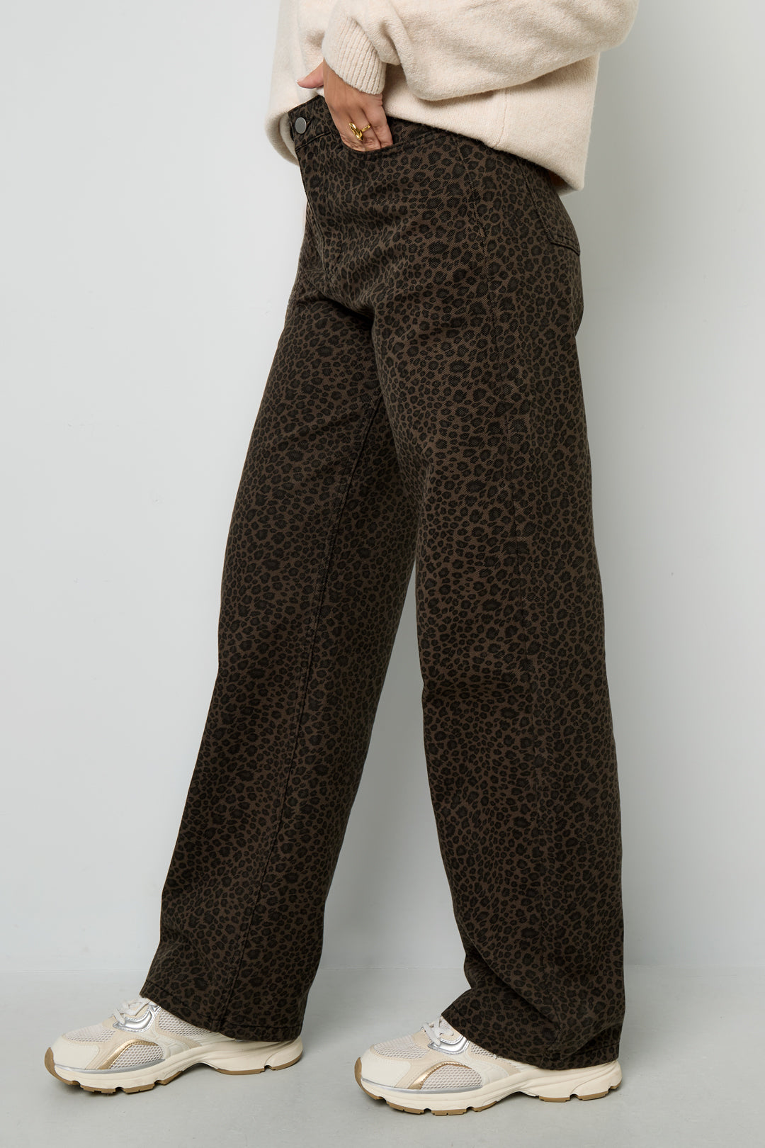 Jeans Leopardenmuster Mila