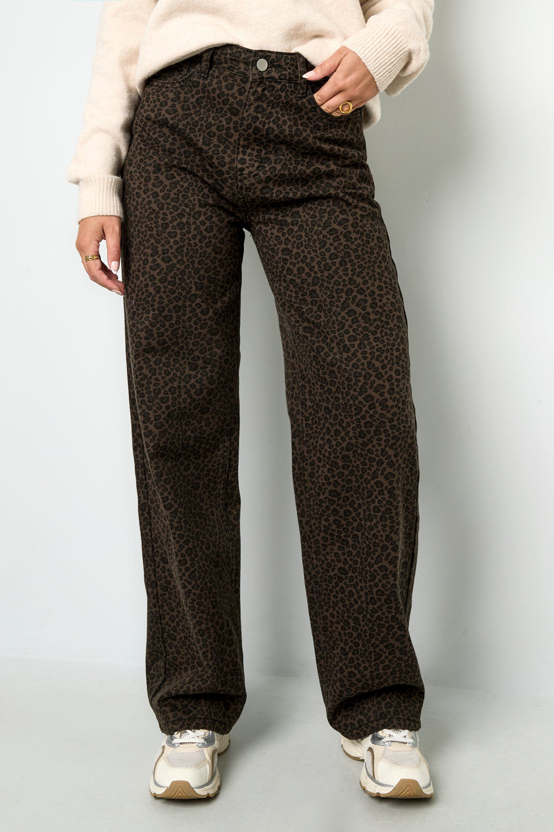 Jeans Leopardenmuster Mila